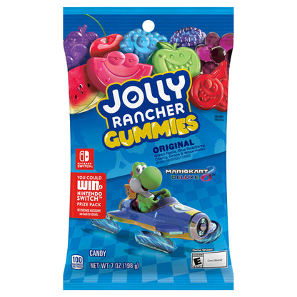 JOLLY RANCHER Gummies Original Fruit Flavored Candy Bag, 7 oz