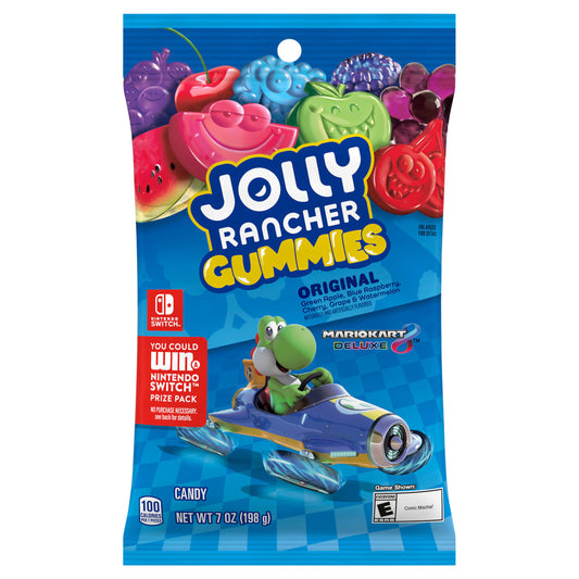 JOLLY RANCHER Gummies Original Fruit Flavored Candy Bag, 7 oz