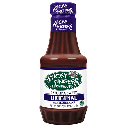 Sticky Fingers Smokehouse Carolina Sweet Original Barbecue Sauce 18 oz