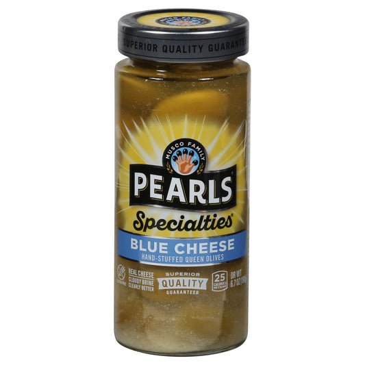 Pearls Specialties Hand-Stuffed Queen Blue Cheese Olives 6.7 oz
