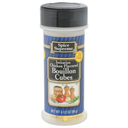 Spice Supreme Imitation Chicken Flavored Bouillon Cubes 25 ea