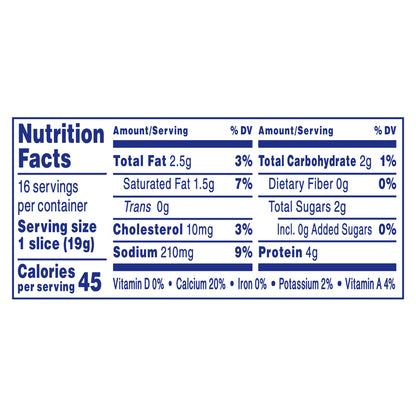 Kraft Singles American Cheese Slices with 2% Milk, 16 ct Pack
