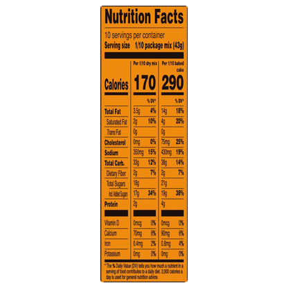 Duncan Hines Signature Perfectly Moist Carrot Cake Mix, 15.25 OZ