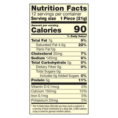 Sargento® Sharp Natural Cheddar Cheese Snack Sticks, 12-Count