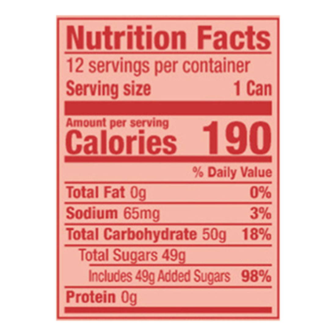 Crush Peach Soda, 12 fl oz cans, 12 pack
