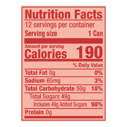 Crush Peach Soda, 12 fl oz cans, 12 pack