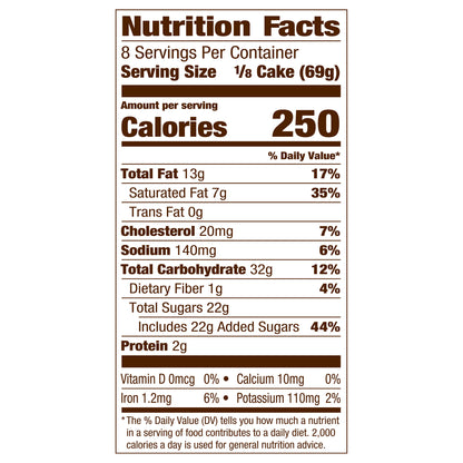 Pepperidge Farm Layer Fudge Stripe Chocolate Cake 19.6 oz