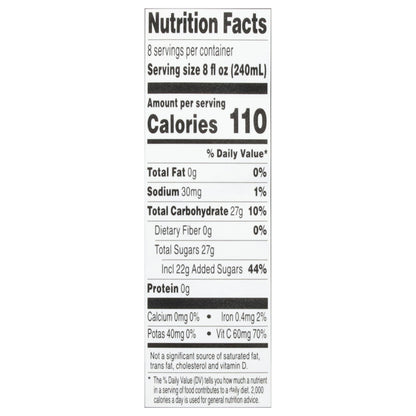 Food Club Cranberry Juice Cocktail 64 fl oz
