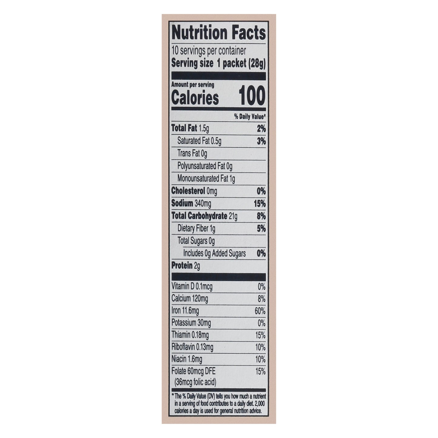 Quaker Butter Flavor Instant Grits 10 - 0.98 Packets