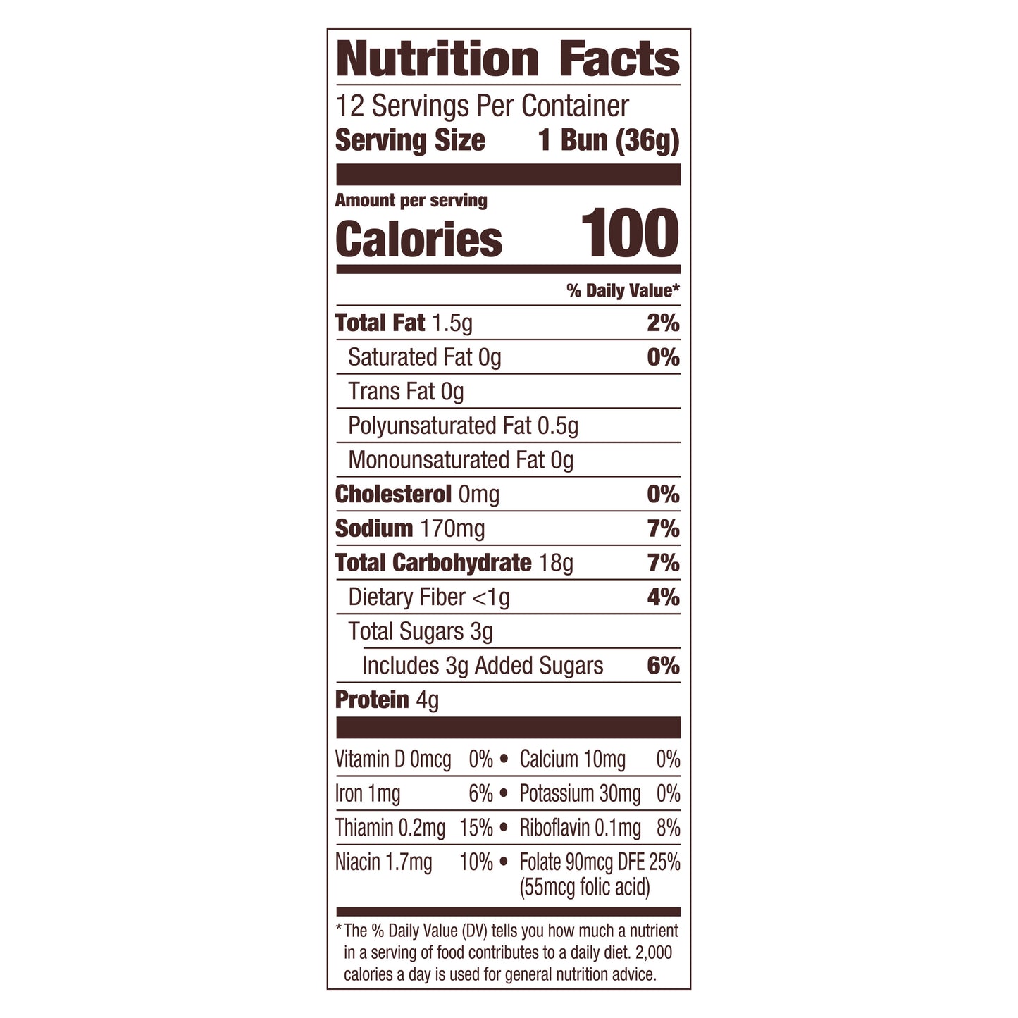 Pepperidge Farm Sweet Hawaiian Slider Buns, 12-Pack Bag