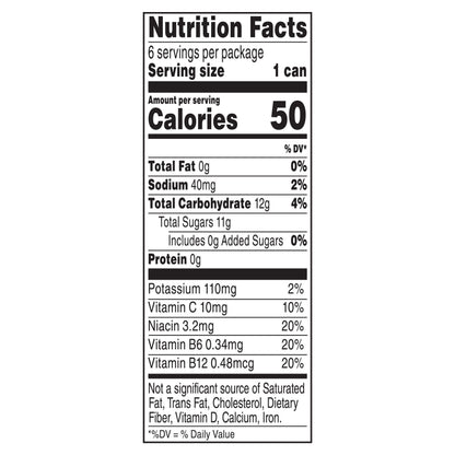V8 Plus Plant-Based Peach Mango Energy Beverage 6 - 8 fl oz Cans