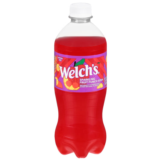 Welch's Sparkling Fruit Punch Soda 20 fl oz