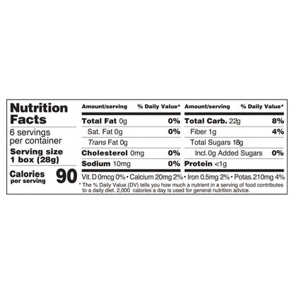 Sun-Maid® California Sun-Dried Raisins 6-Pack/1oz Cartons