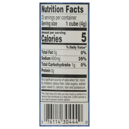 Spice Supreme Imitation Chicken Flavored Bouillon Cubes 25 ea