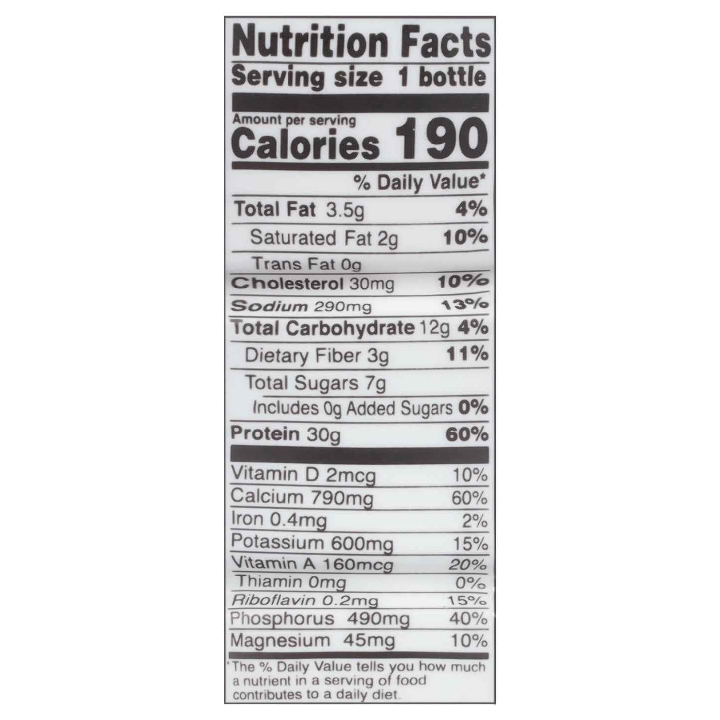 Shamrock Farms Rockin' Protein Builder Vanilla Protein Shake 12 fl oz