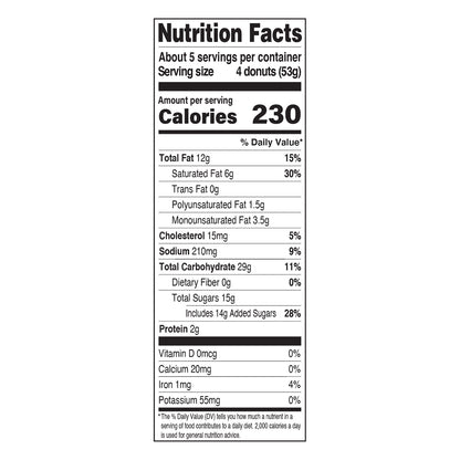 Snack Cakes, Little Debbie Family Pack Powdered Mini Donuts (bagged)