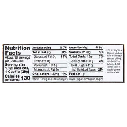 Baker's Harvest Chocolate Chip Cookie Dough 16.5 oz