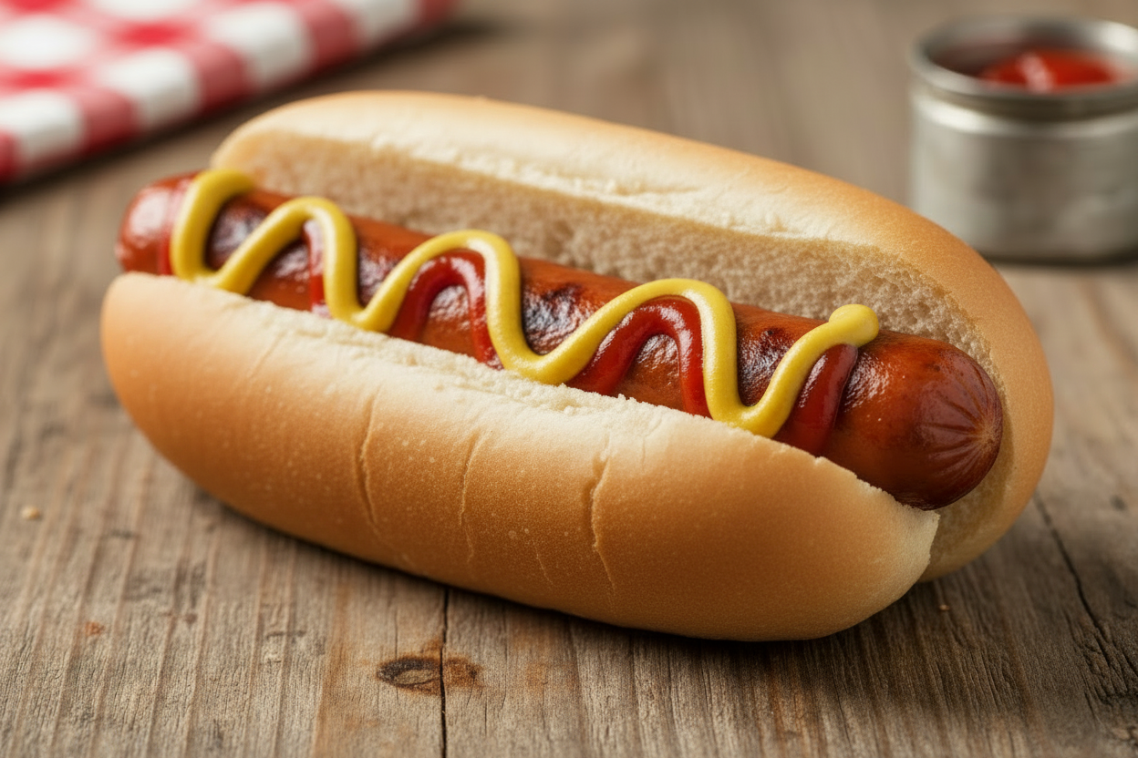 Hot Dog on Bun